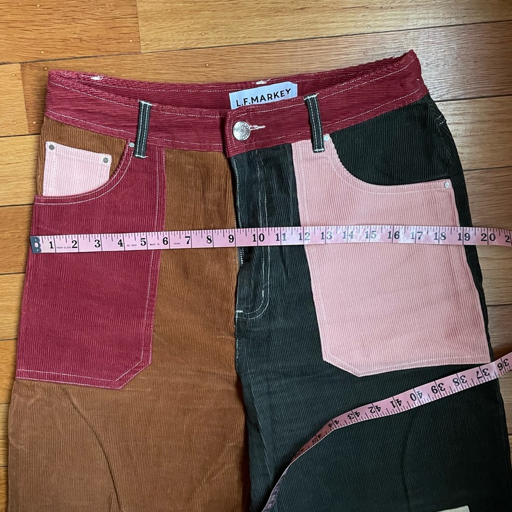 Colorblock Patchwork Pants - image 4